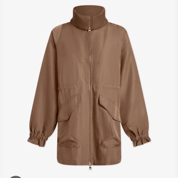 Varley Alison jacket in taupe stone size small - Picture 2 of 12